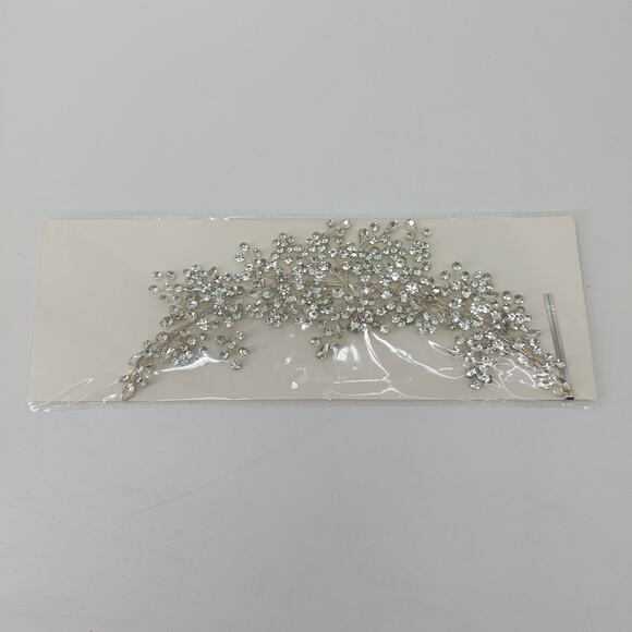 Wedding Headband Rhinestones Headpiece Ballet Love Bride Hair - Picture 12 of 12